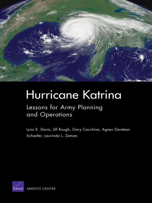 Cover image for Hurricane Katrina